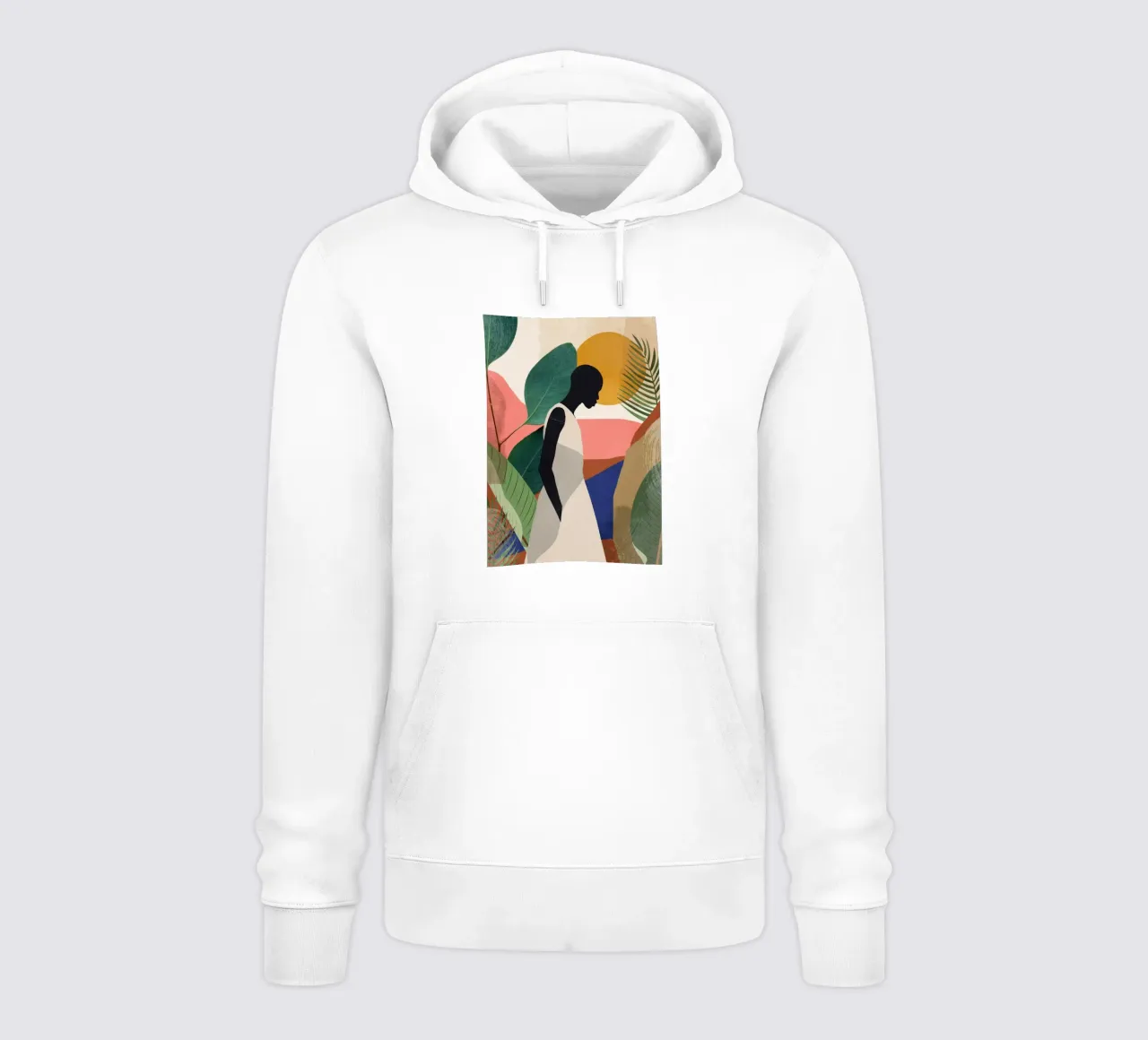 Ragazza tropicale felpa con cappuccio da ThingDesign