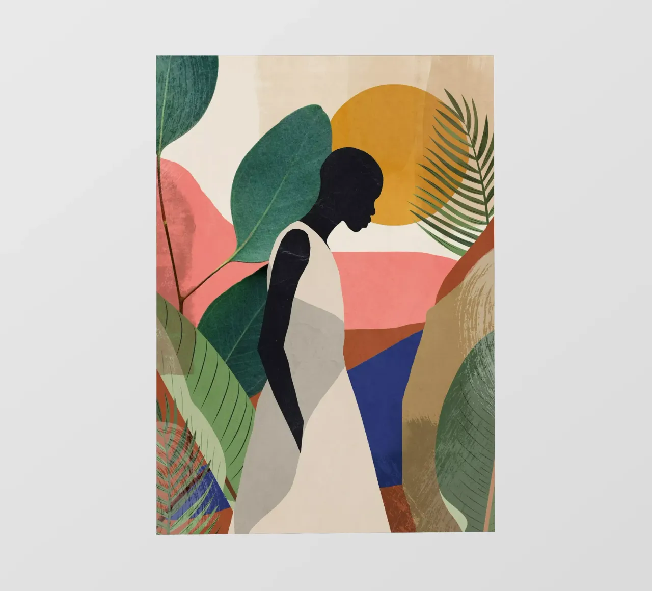 Ragazza tropicale telo in pvc da ThingDesign
