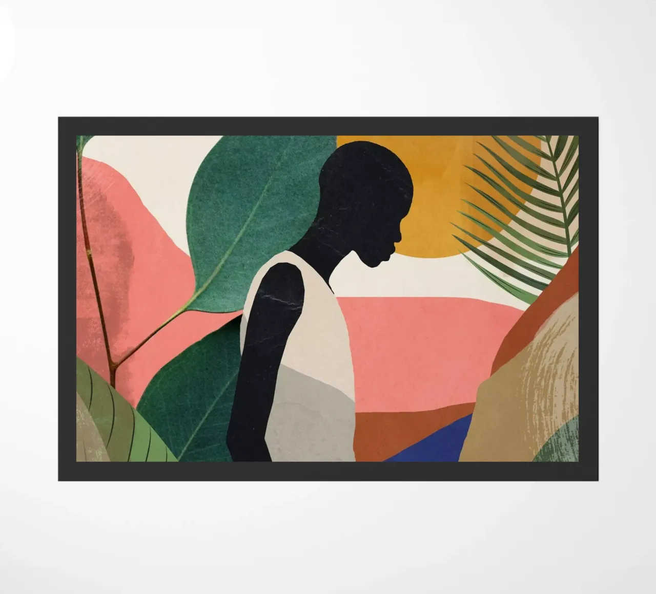 Ragazza tropicale zerbino da ThingDesign