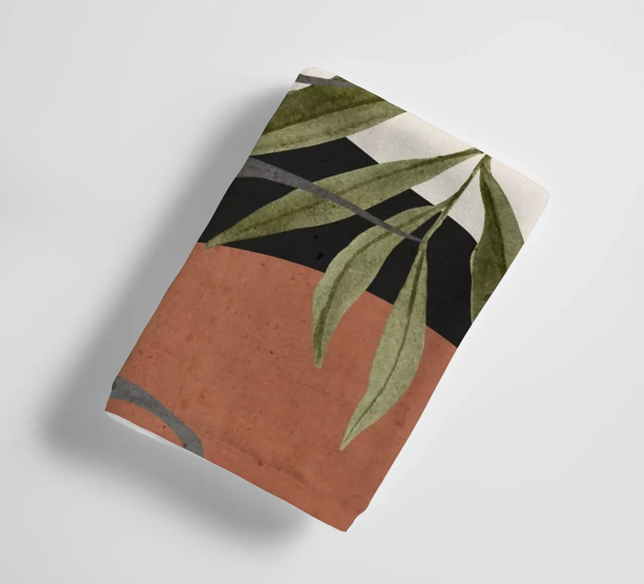 Art abstrait Feuilles tropicales 92 serviette de bain de ThingDesign