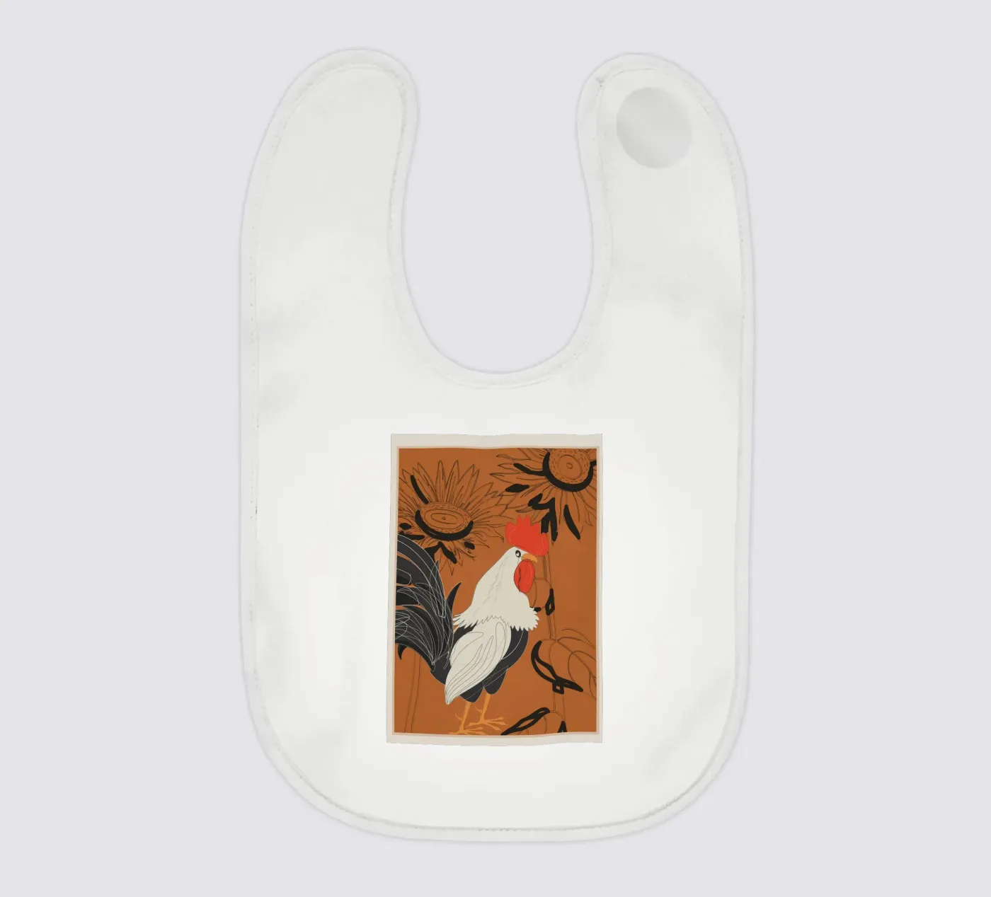Rooster 2 Babylätzchen von Flow Line 2