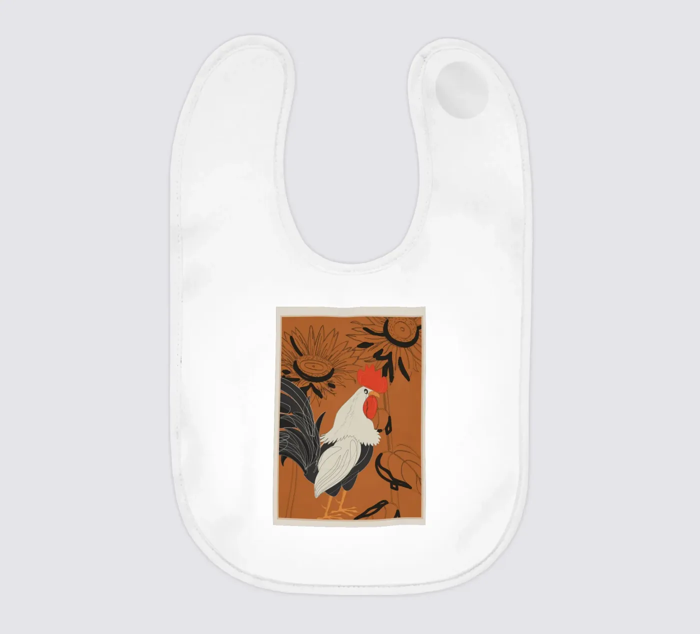 Rooster 2 Babylätzchen von Flow Line 2