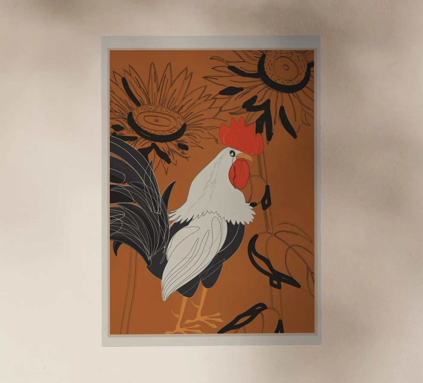 Rooster 2 pellicola backlit da Flow Line 2
