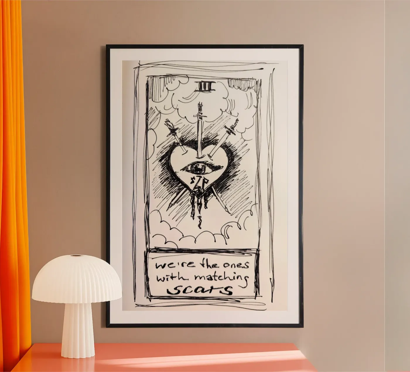 matching scars poster van sum2proveDesign