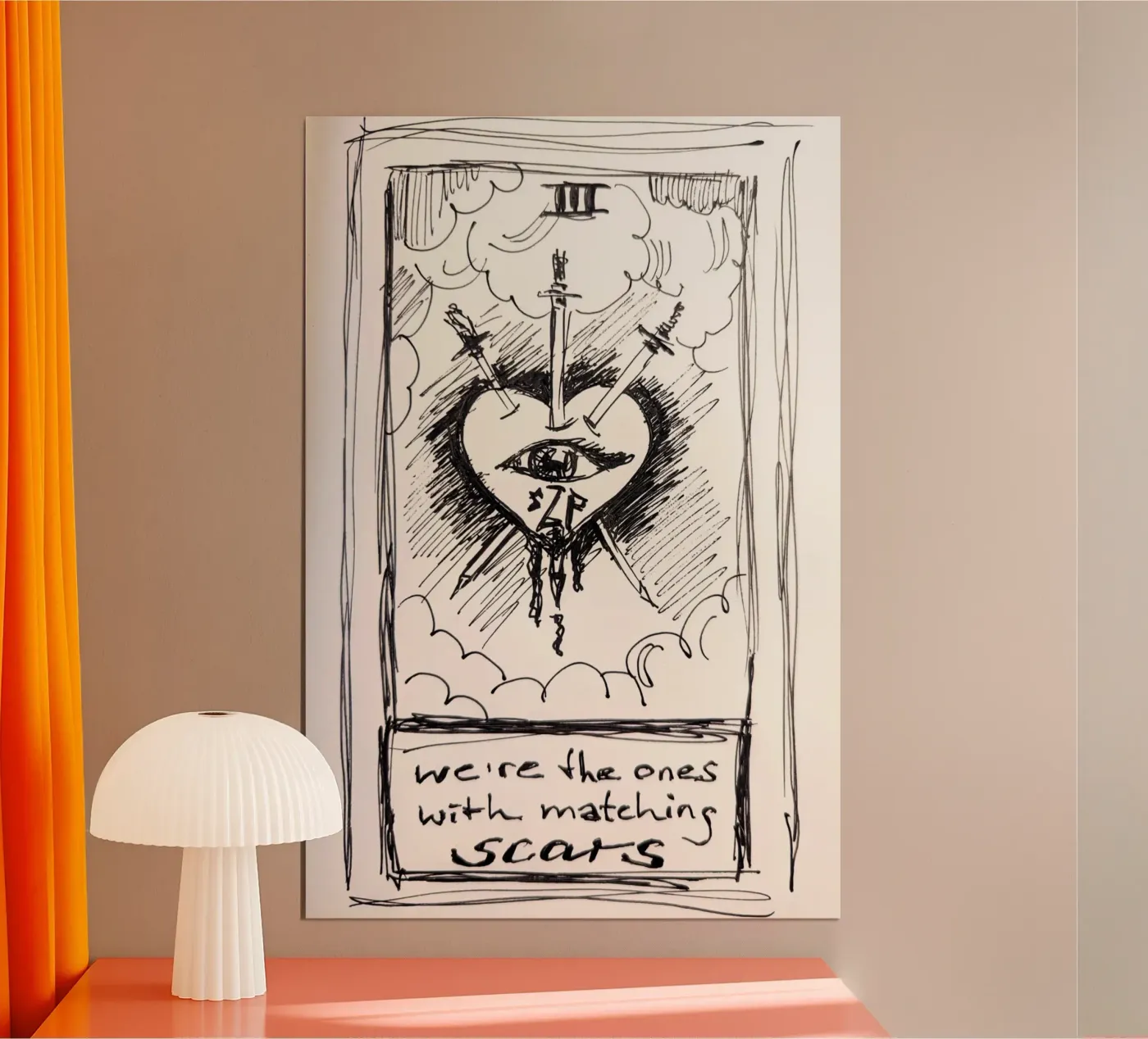 matching scars poster van sum2proveDesign