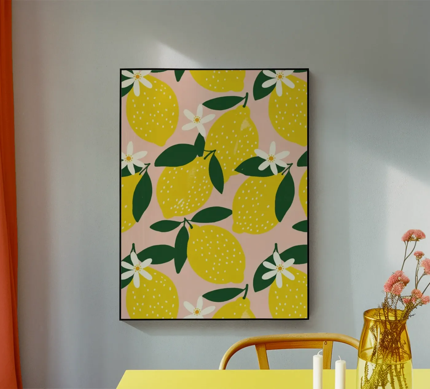 Zitronen Acryl-Glas von Eliban