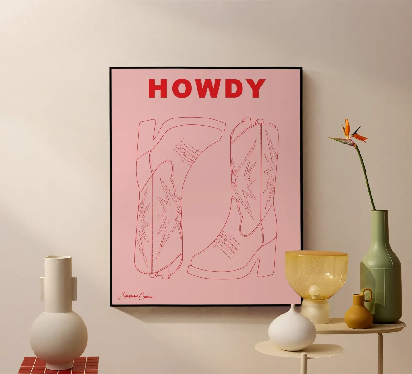 Howdy plexiglass da KunstbyStephie