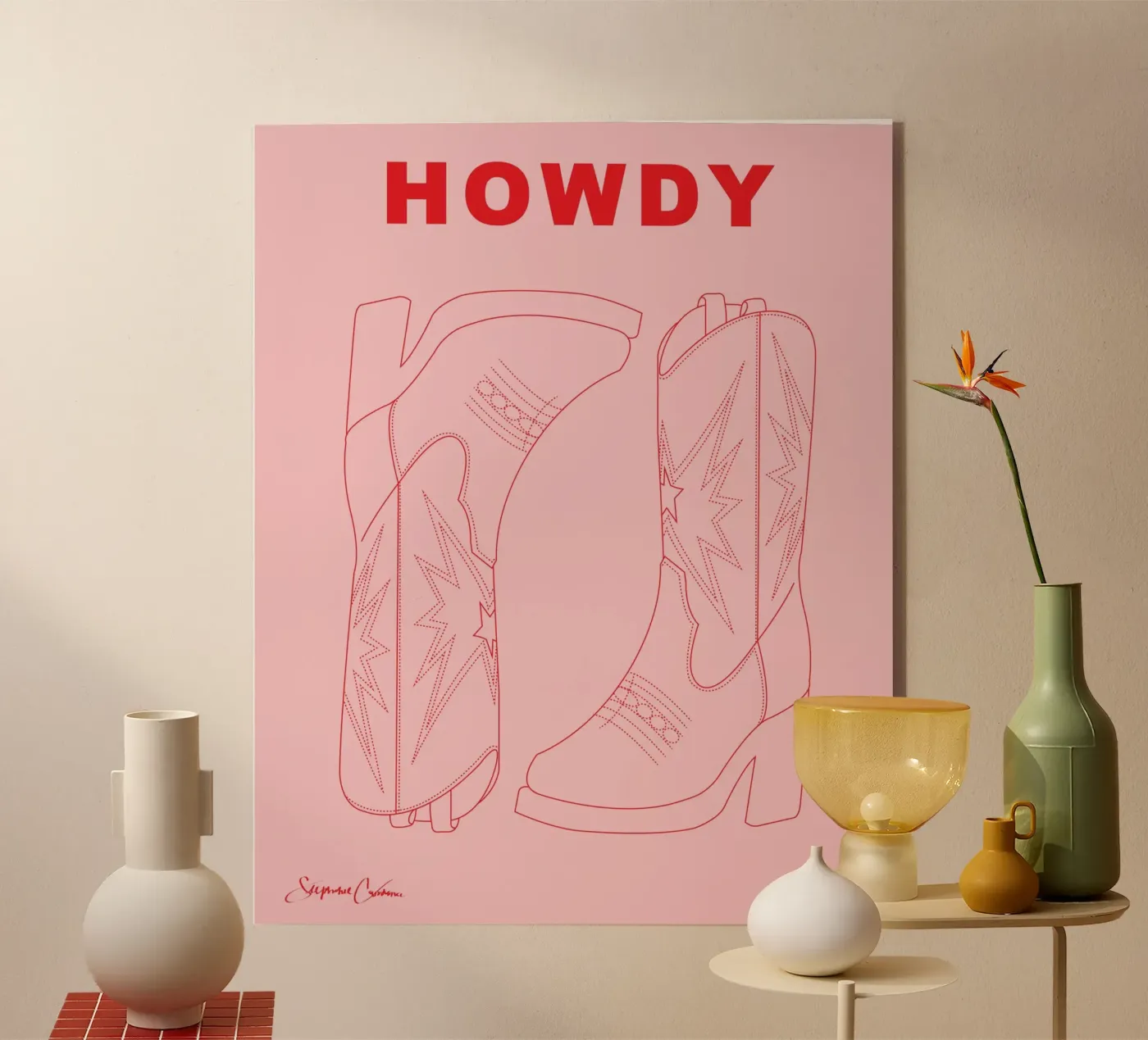 Howdy plexiglass da KunstbyStephie