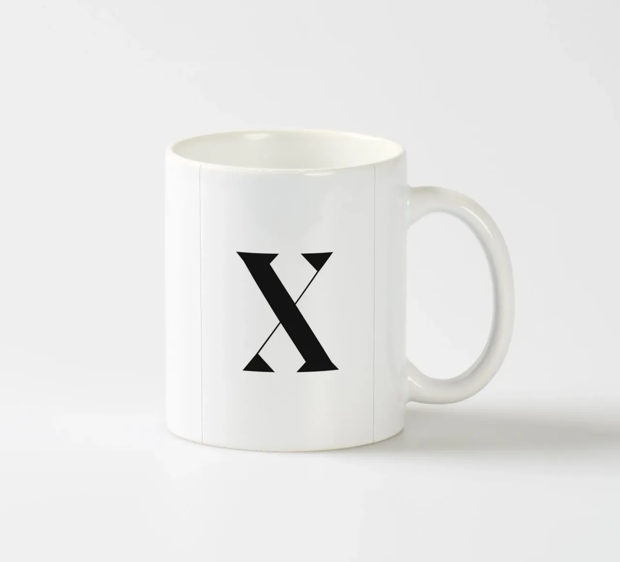 X tazza in ceramica da n.4