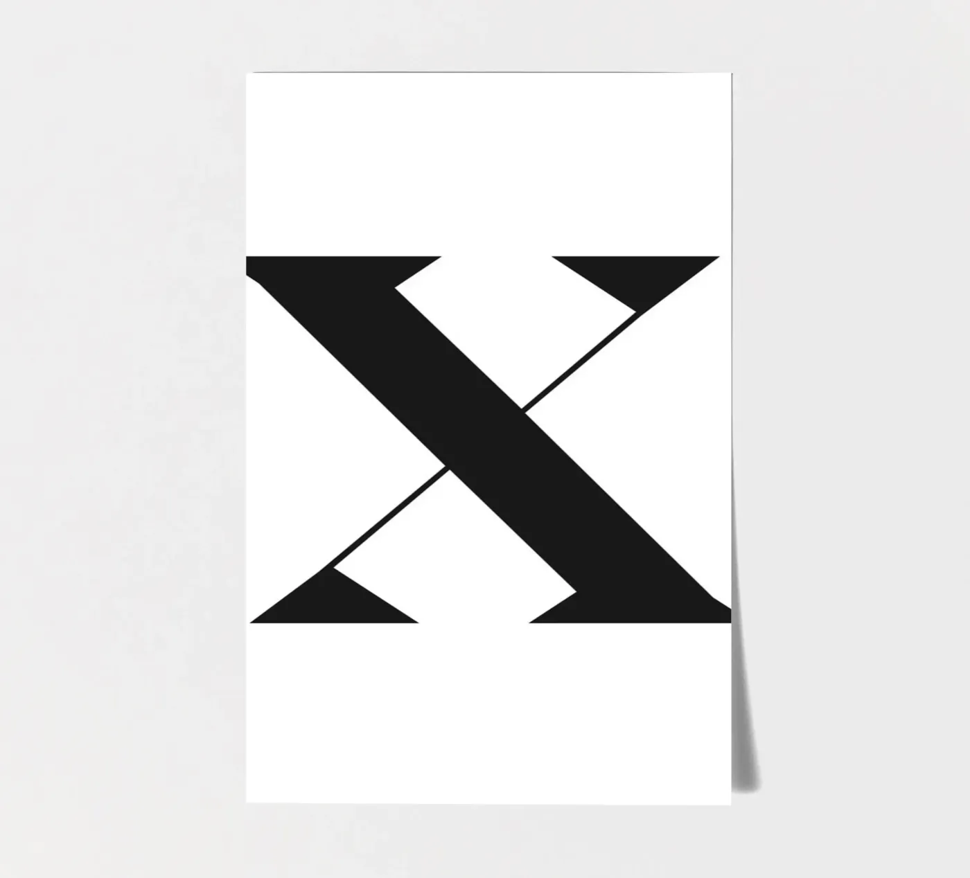 X sticker sheet by n.4