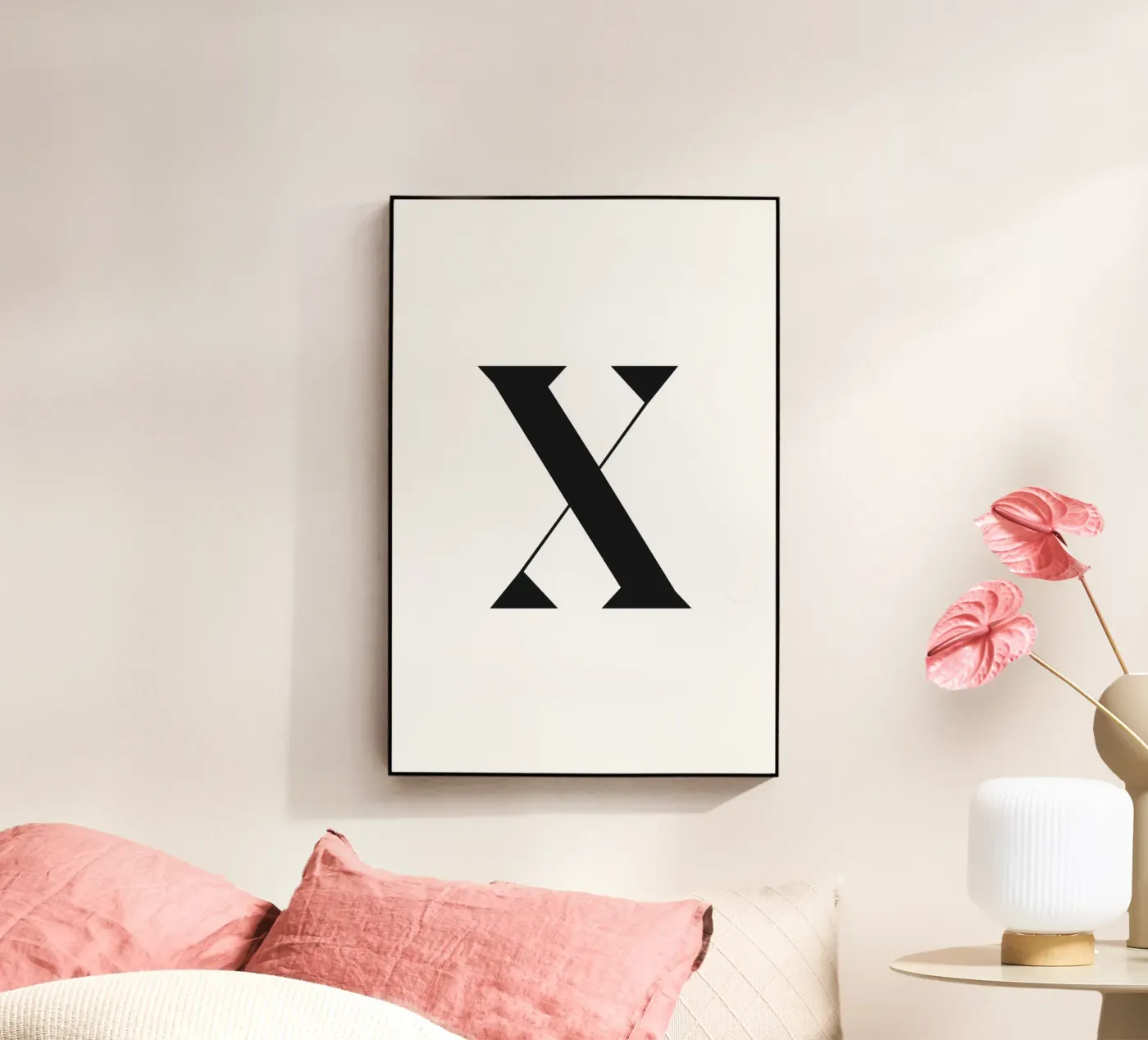 X plexiglas de n.4