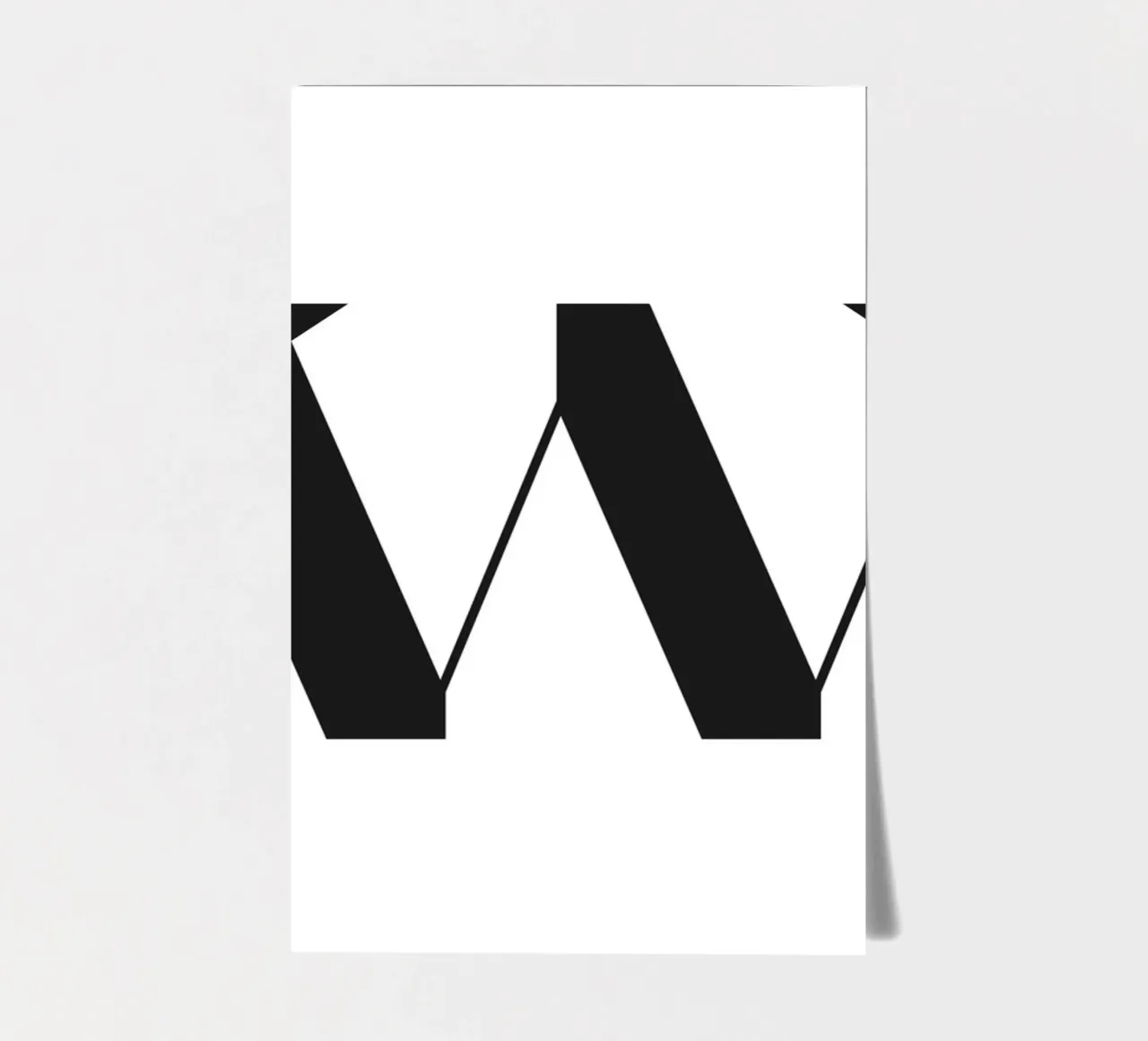 W sticker sheet by n.4