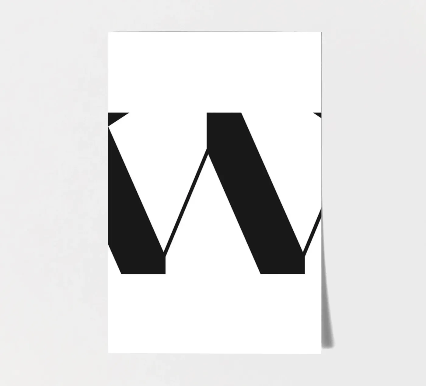 W sticker sheet by n.4