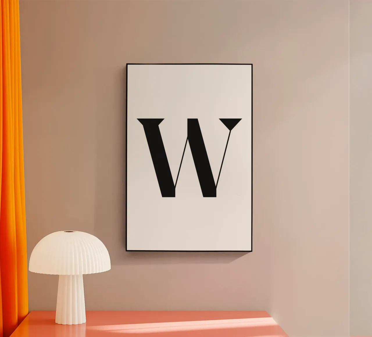 W acrylic glass by n.4