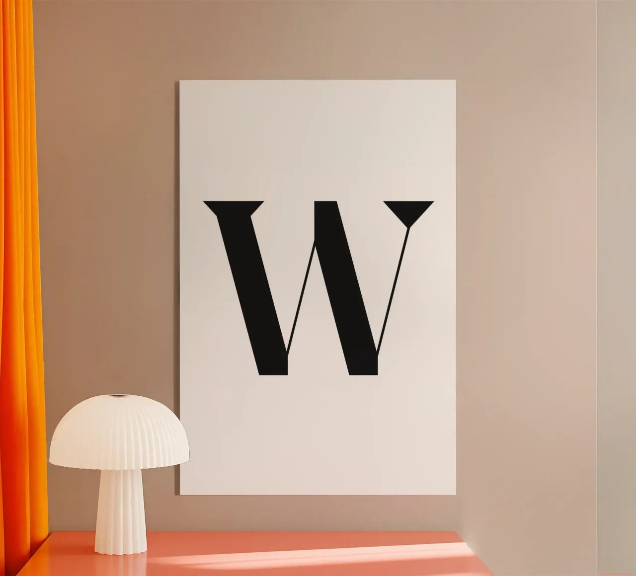 W acrylic glass by n.4