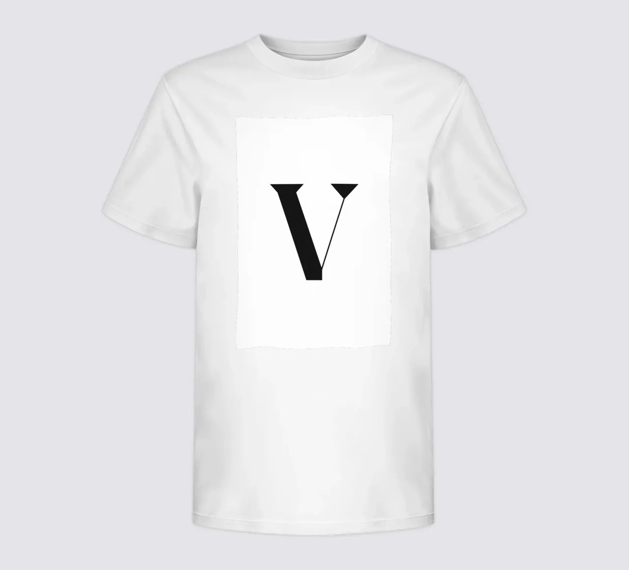 V t-shirt bambini da n.4