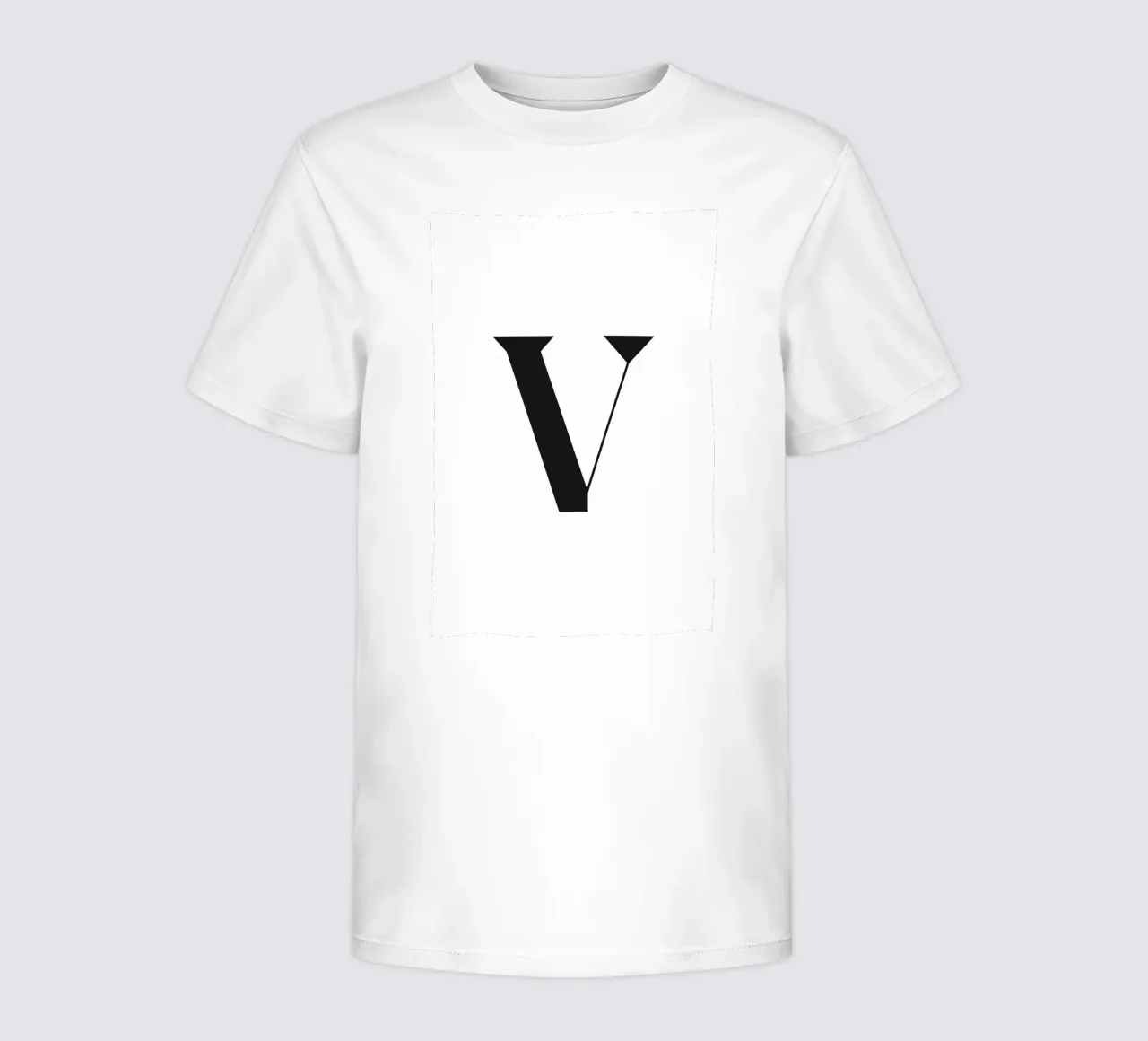 V t-shirt bambini da n.4