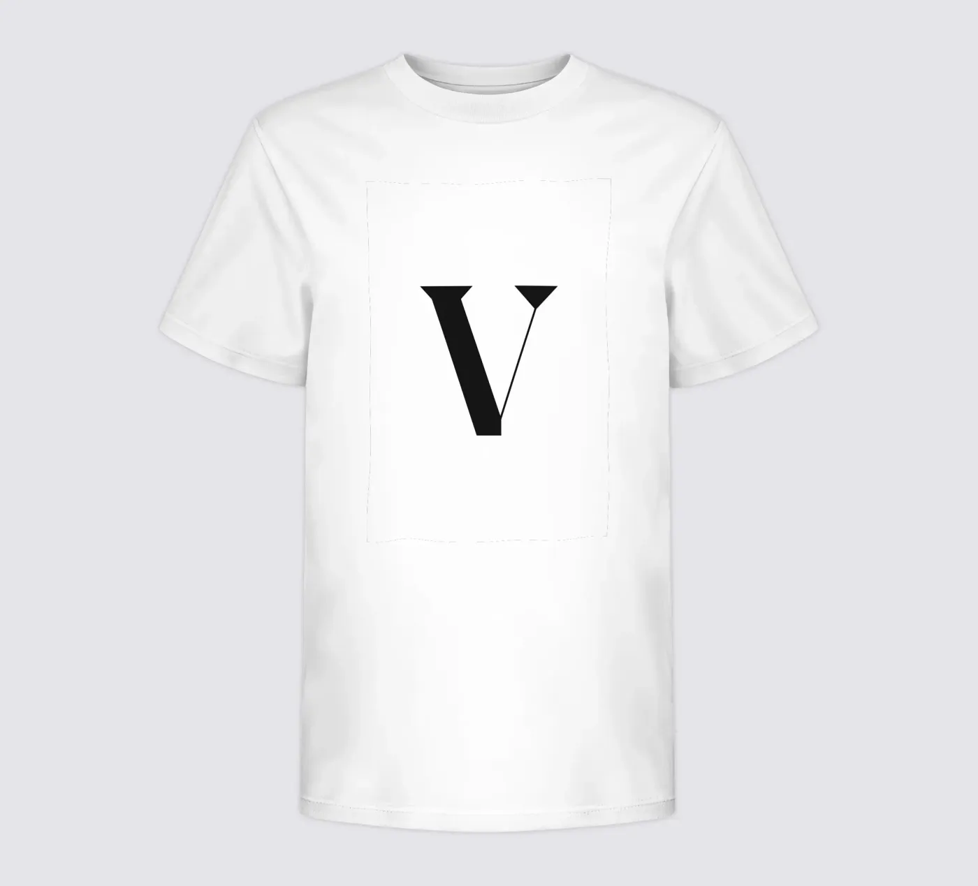V t-shirt bambini da n.4