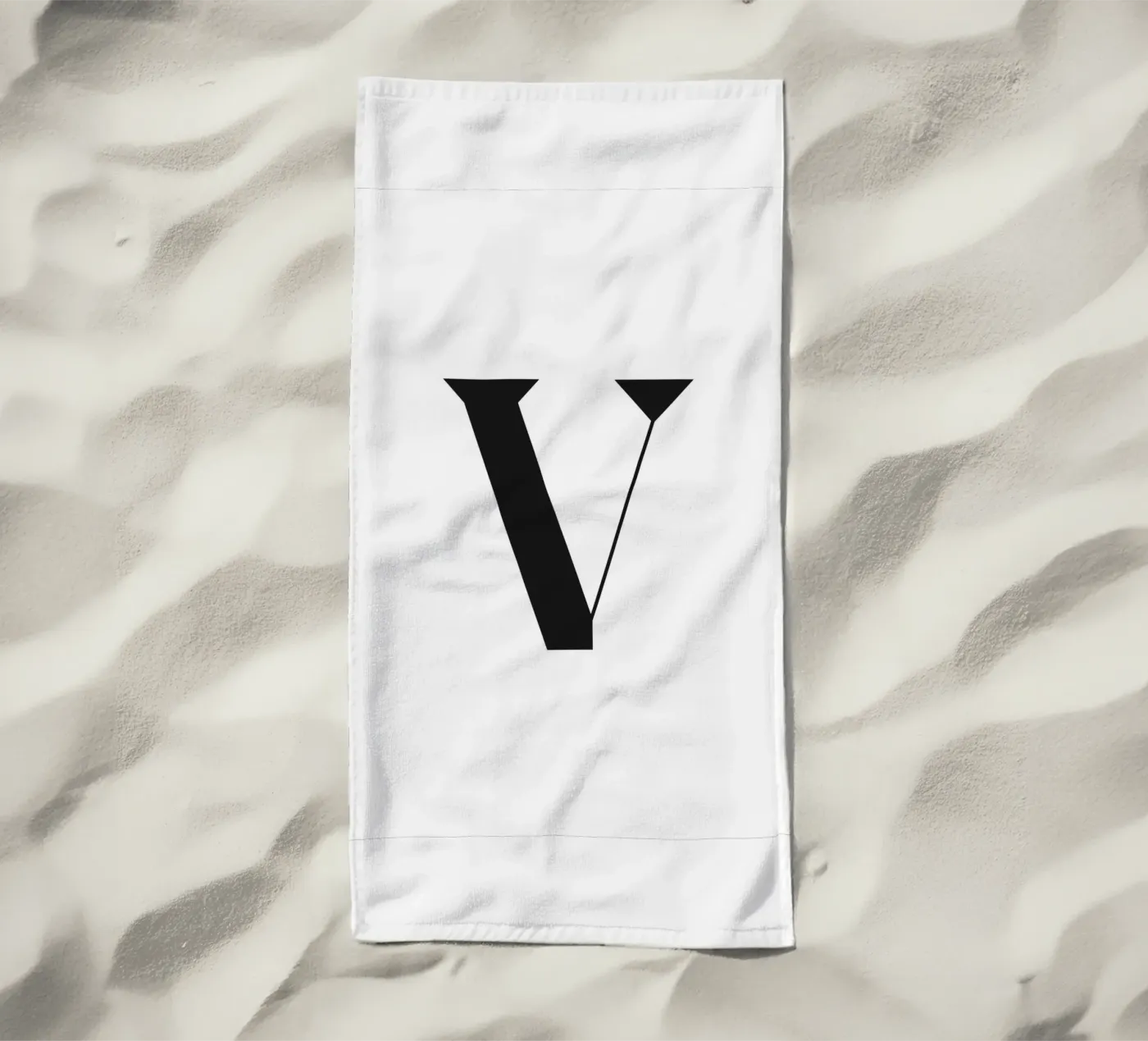 V strandhanddoek van n.4