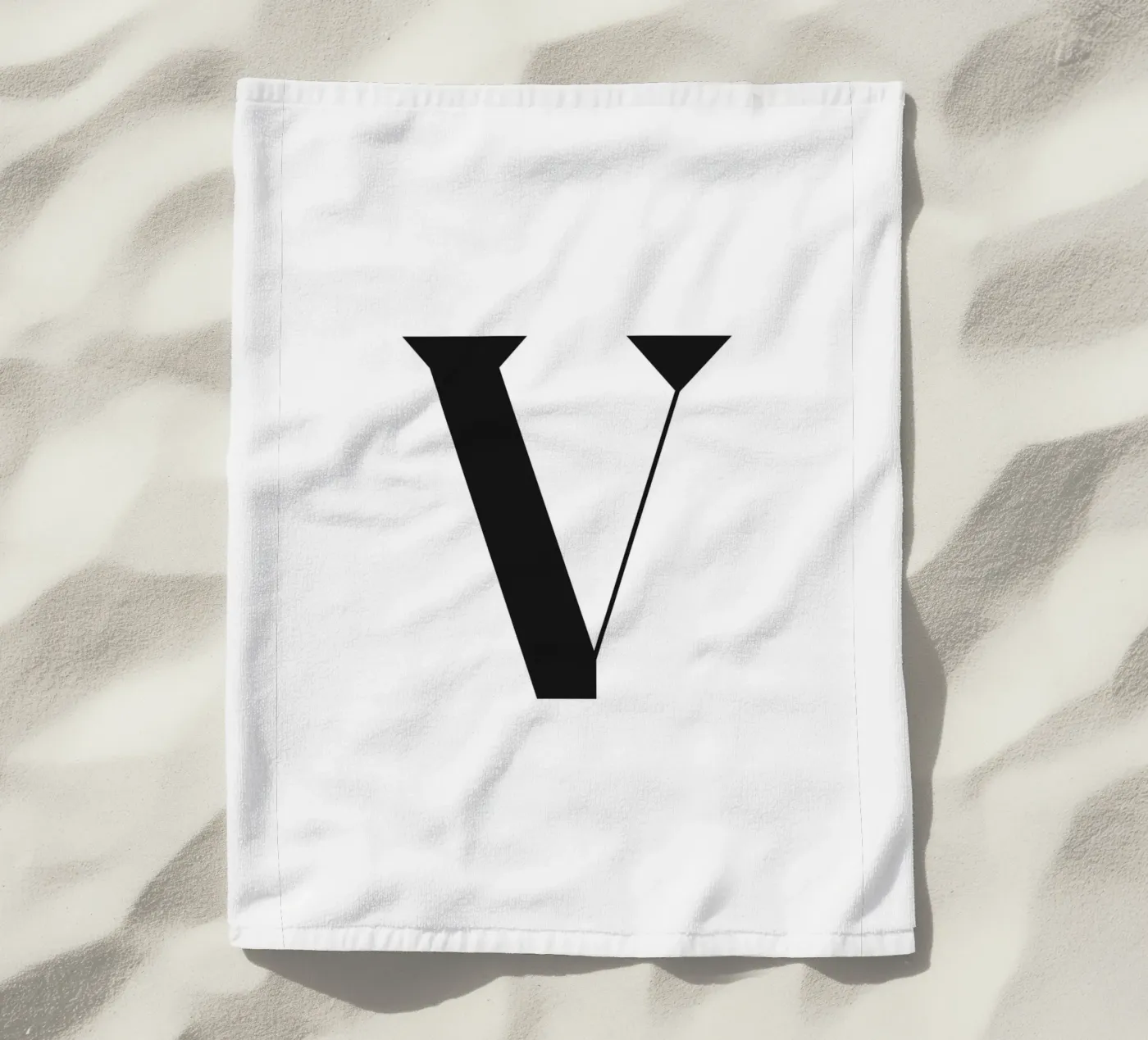 V strandhanddoek van n.4