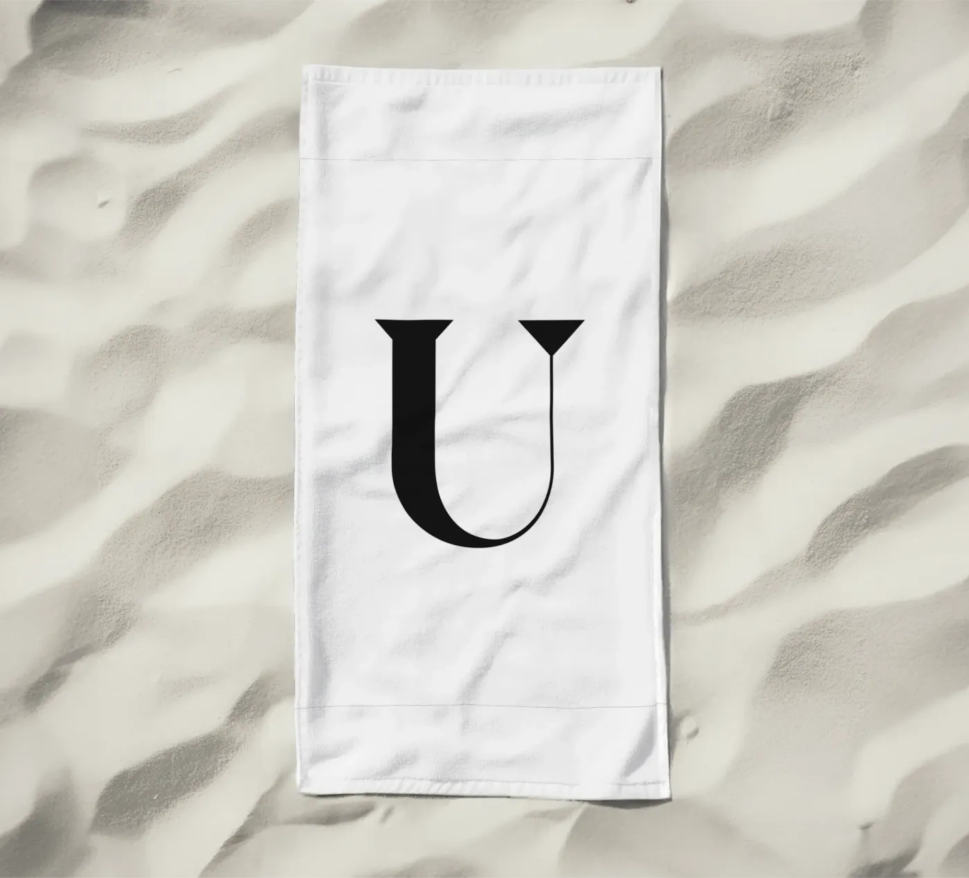 U strandhanddoek van n.4