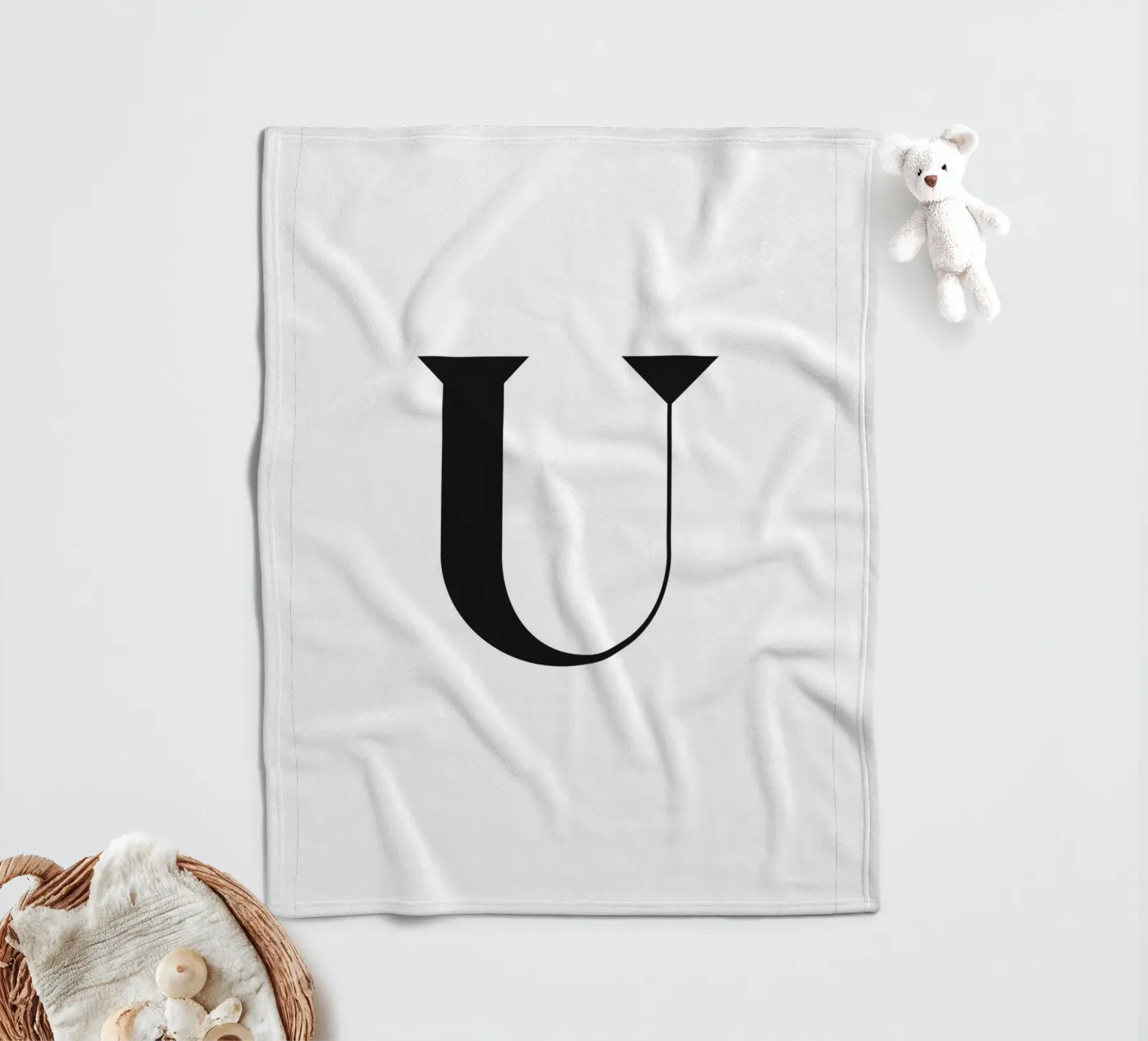U fleece blanket by n.4