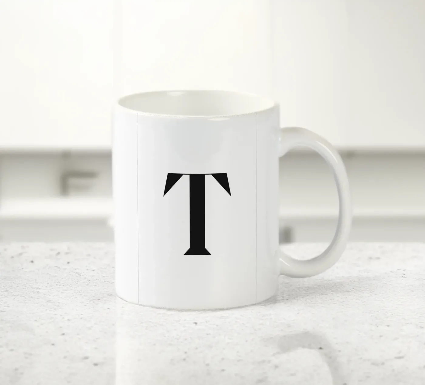 T ceramic mug by n.4
