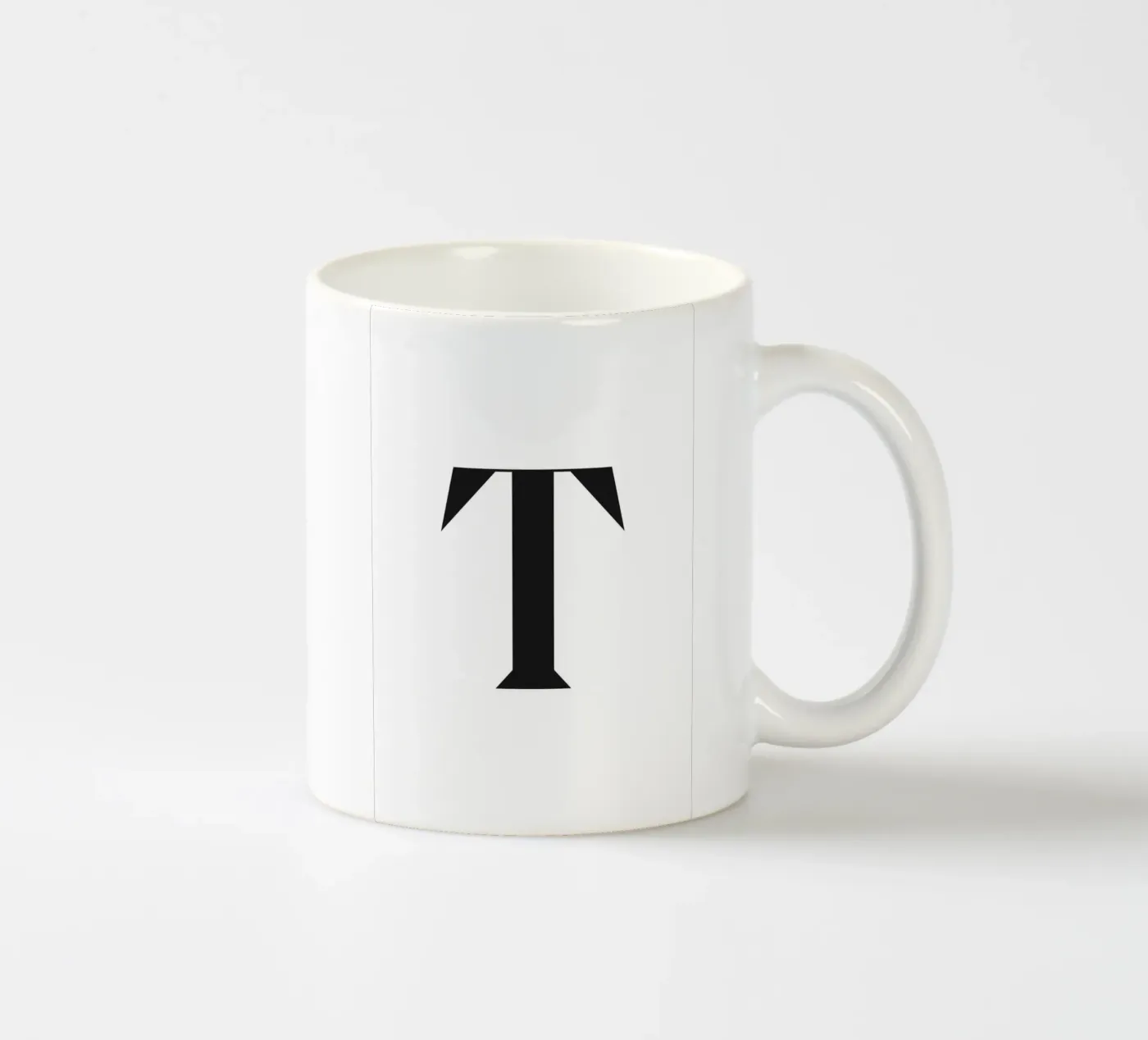 T ceramic mug by n.4