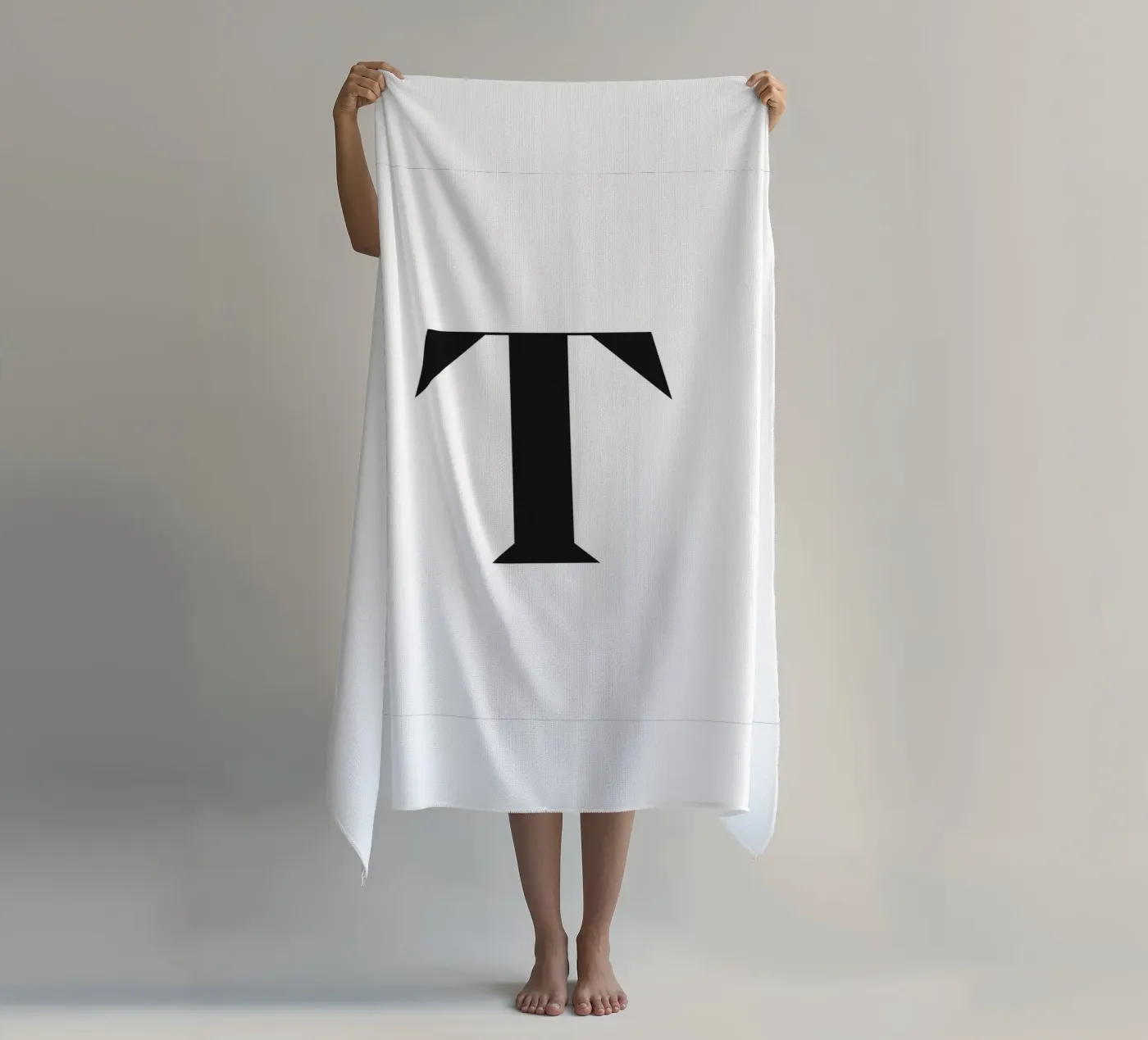 T strandhanddoek van n.4