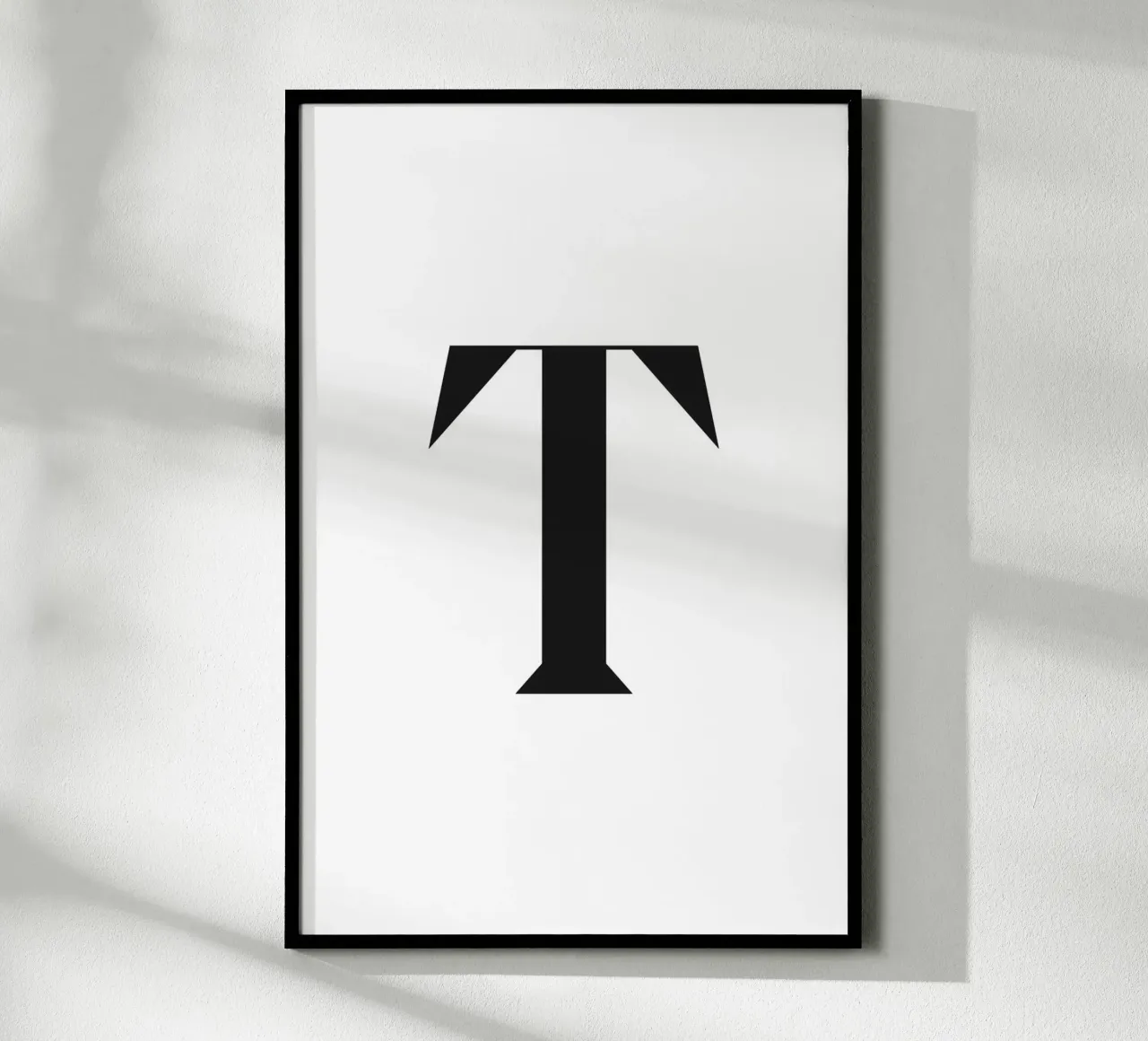 T poster con telaio in plastica da n.4