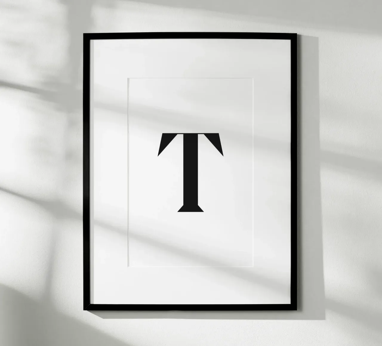 T poster con telaio in plastica da n.4