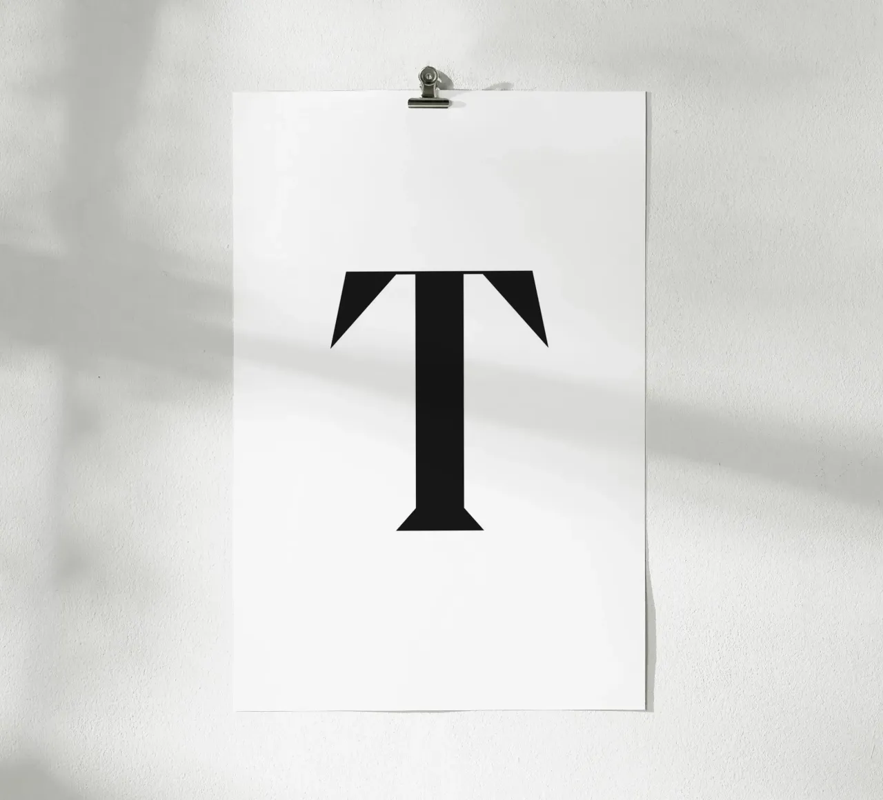 T poster con telaio in plastica da n.4