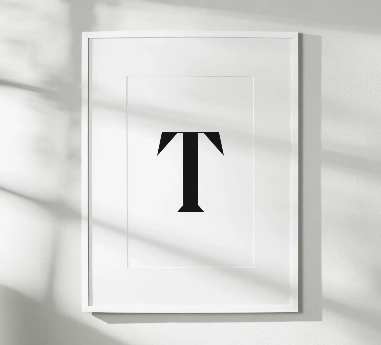 T poster con telaio in plastica da n.4