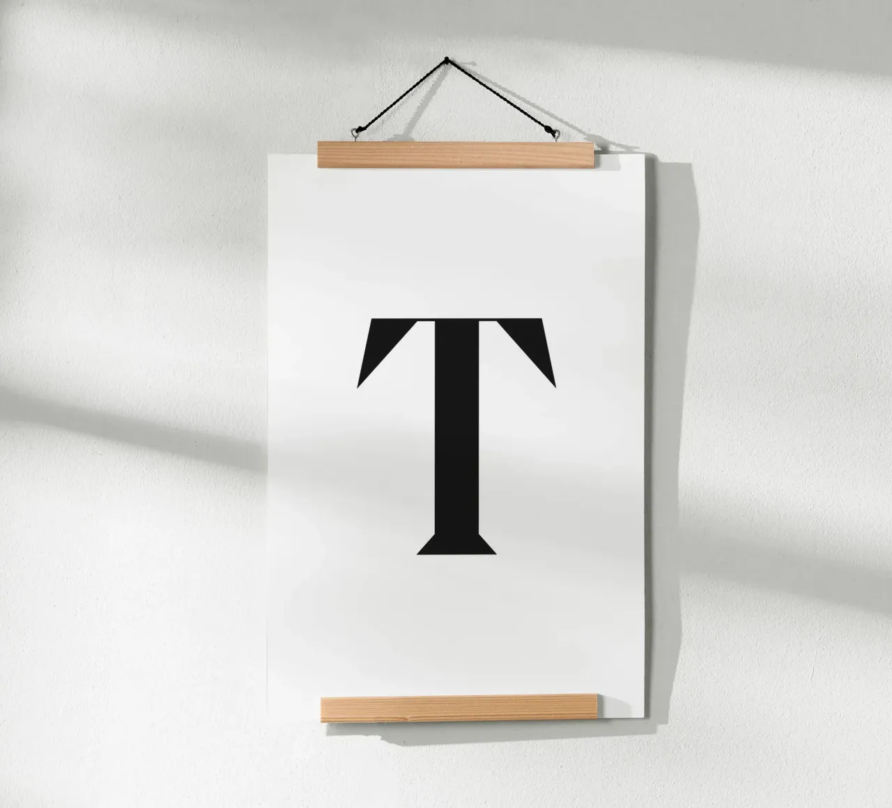 T poster con telaio in plastica da n.4