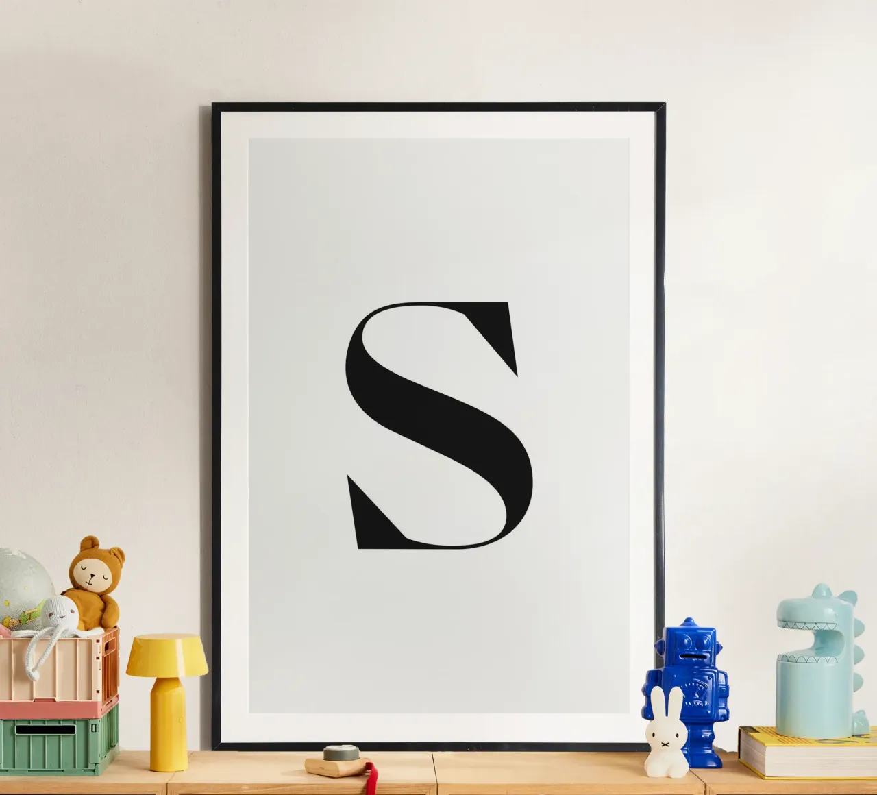 S poster con telaio in plastica da n.4