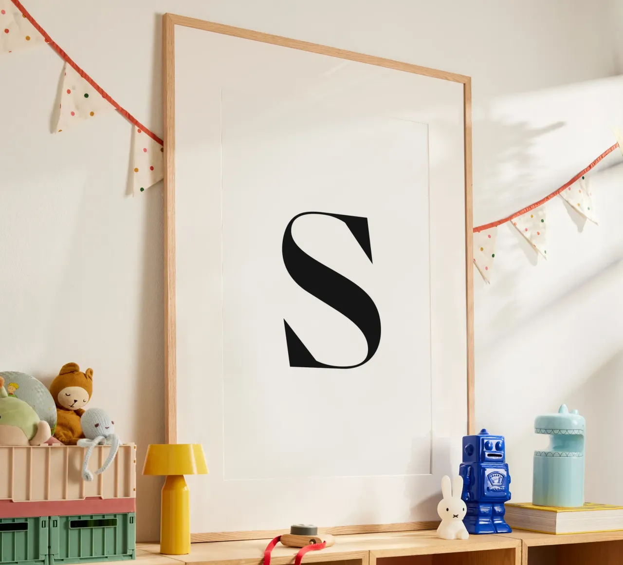 S poster con telaio in plastica da n.4