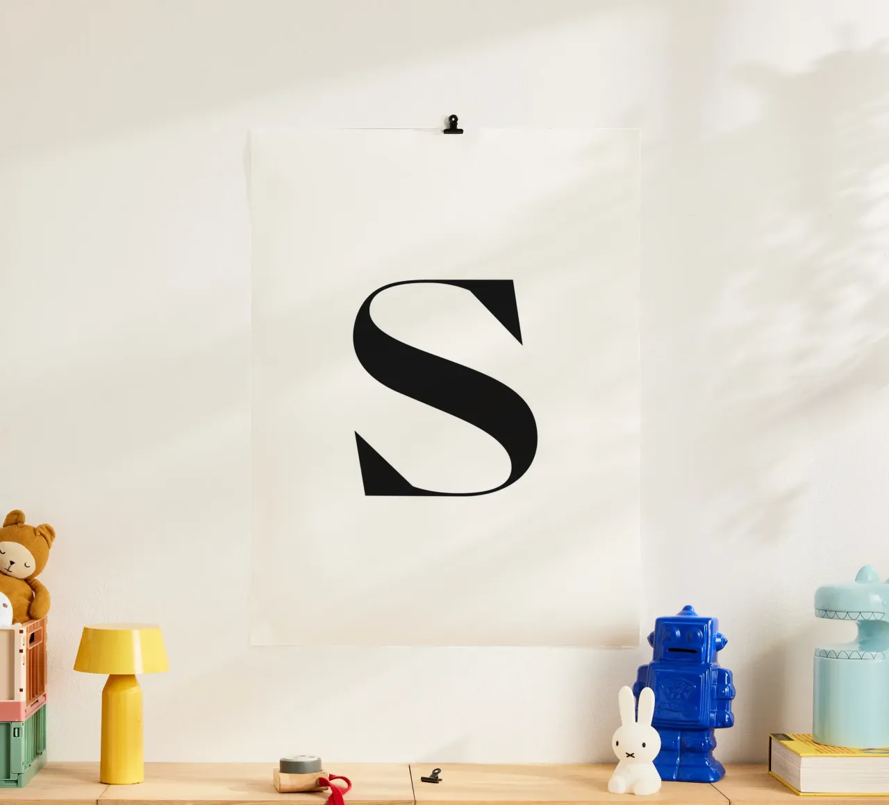 S poster con telaio in plastica da n.4