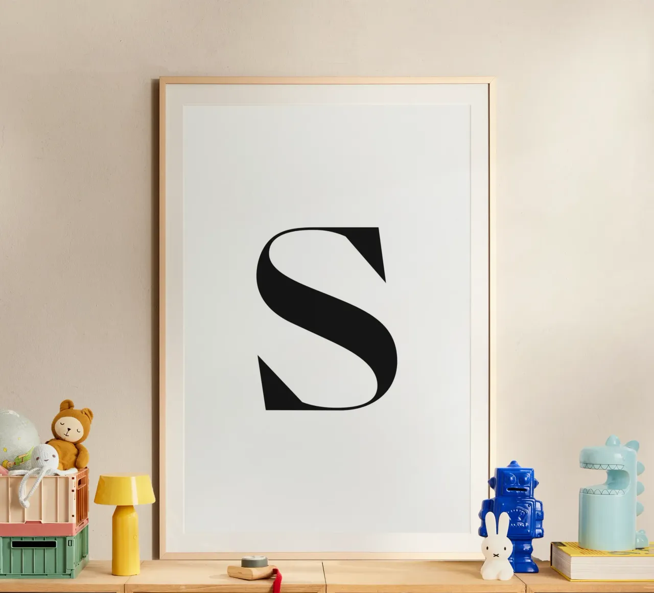 S poster con telaio in plastica da n.4
