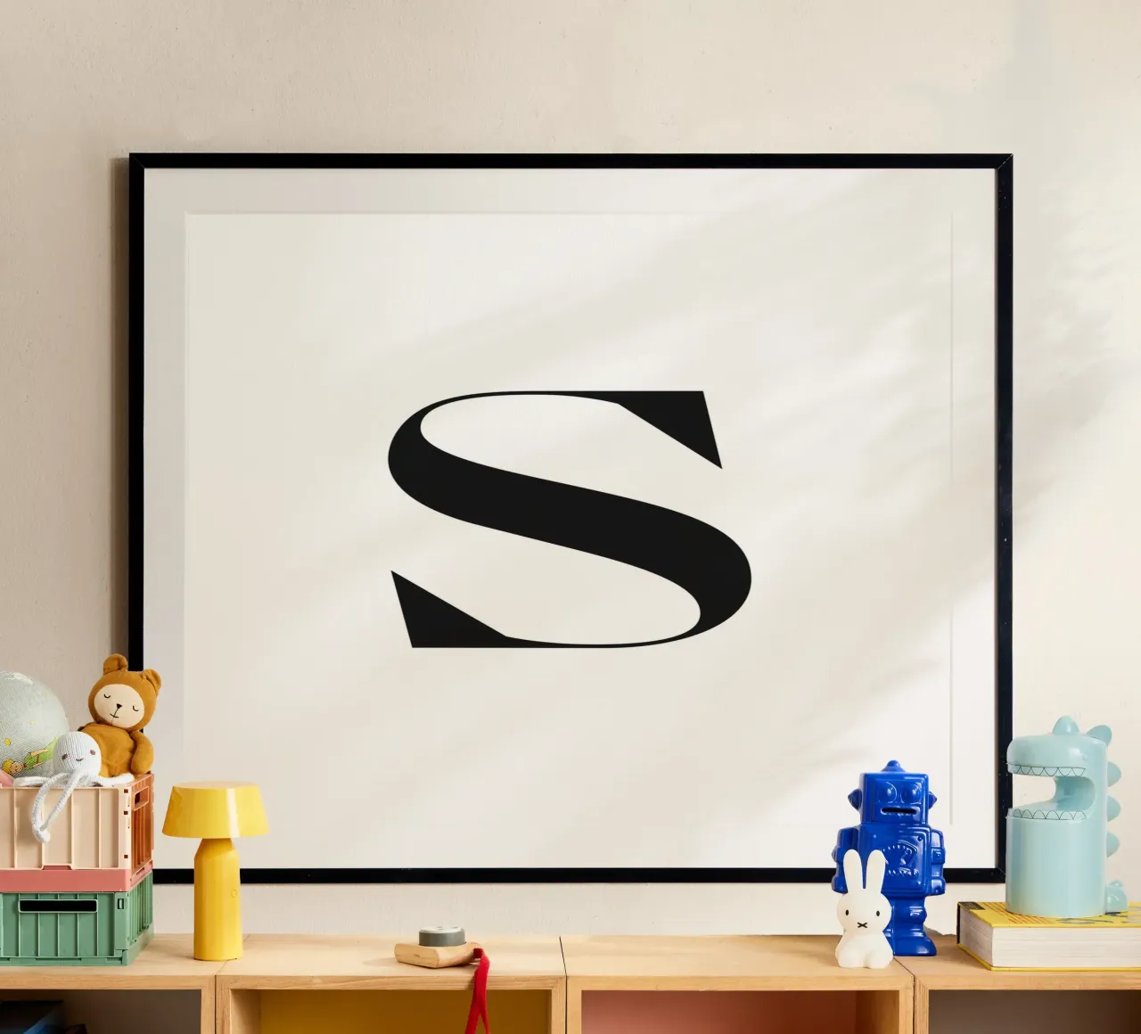 S poster con telaio in plastica da n.4