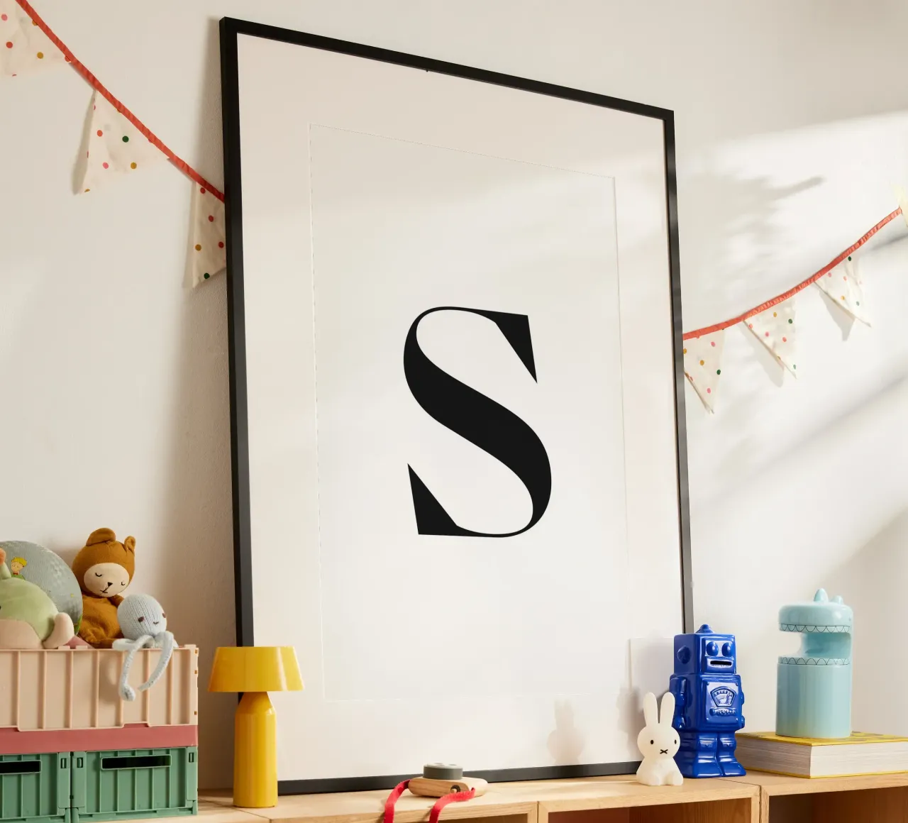 S poster con telaio in plastica da n.4