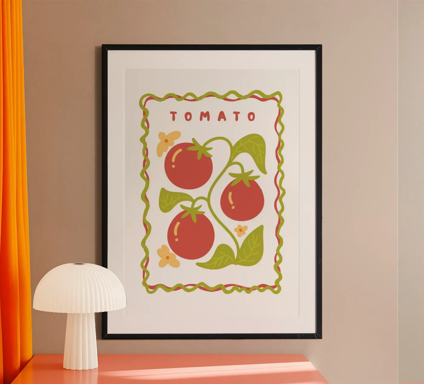 Tomato poster van Funkydays