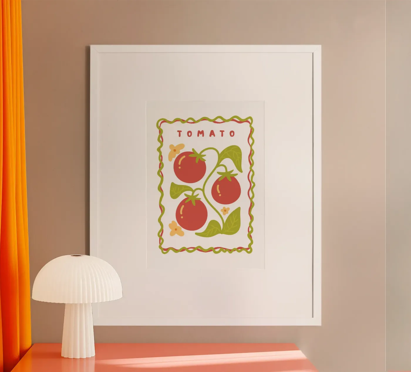 Tomato poster van Funkydays