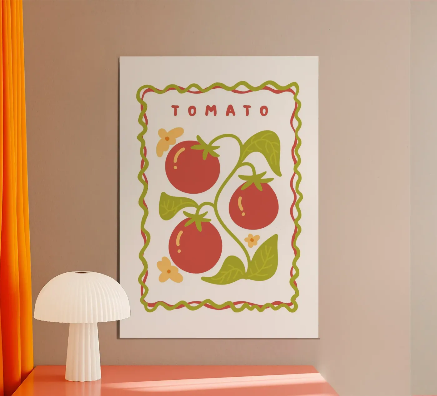 Tomato poster van Funkydays