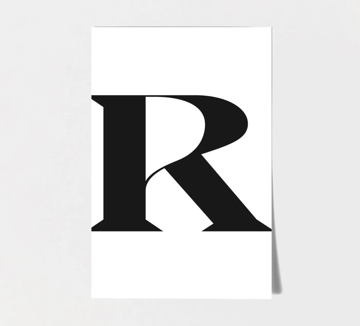 R sticker sheet by n.4