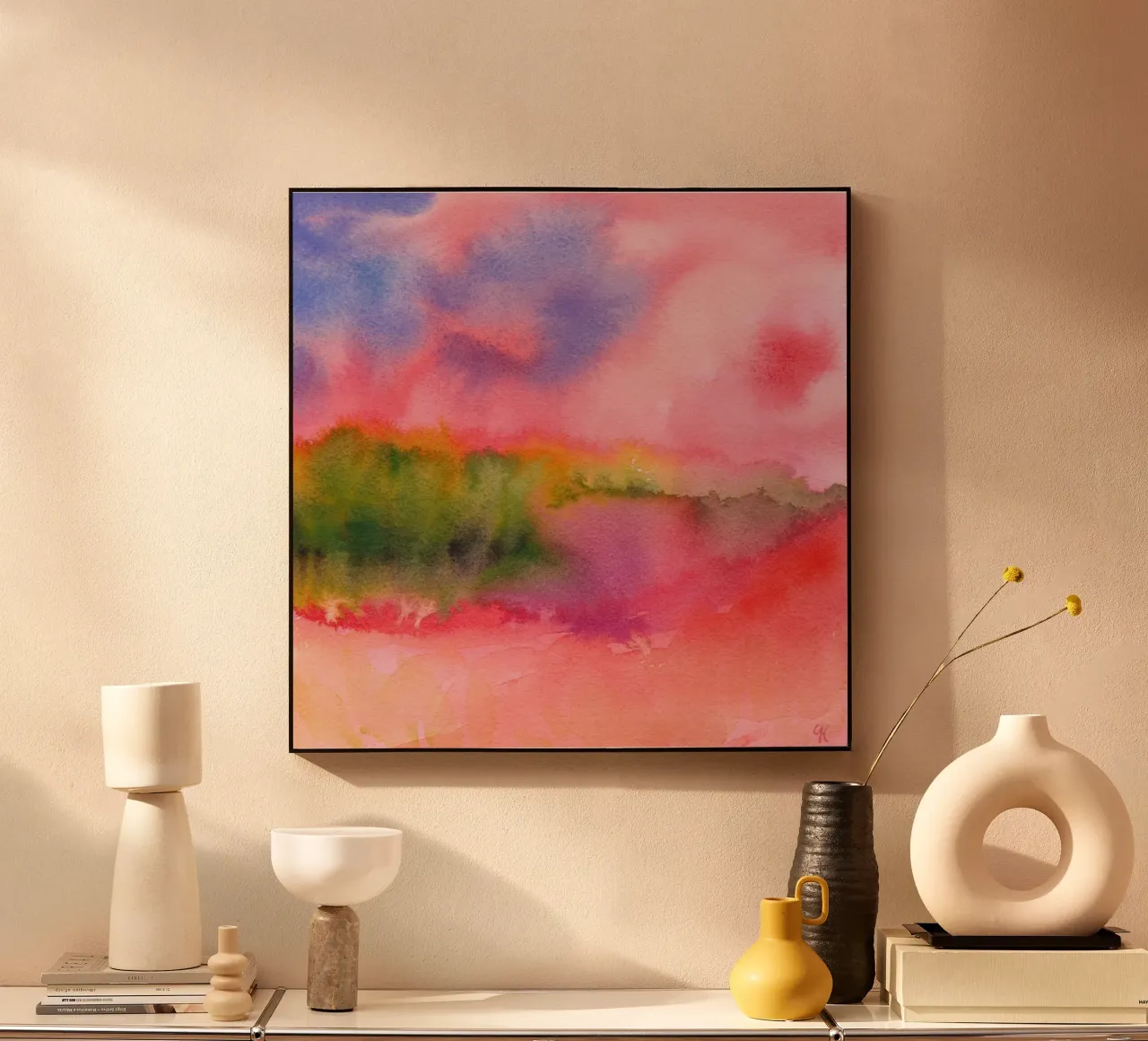 Pink Clouds plexiglass da Corinne Korda Studio