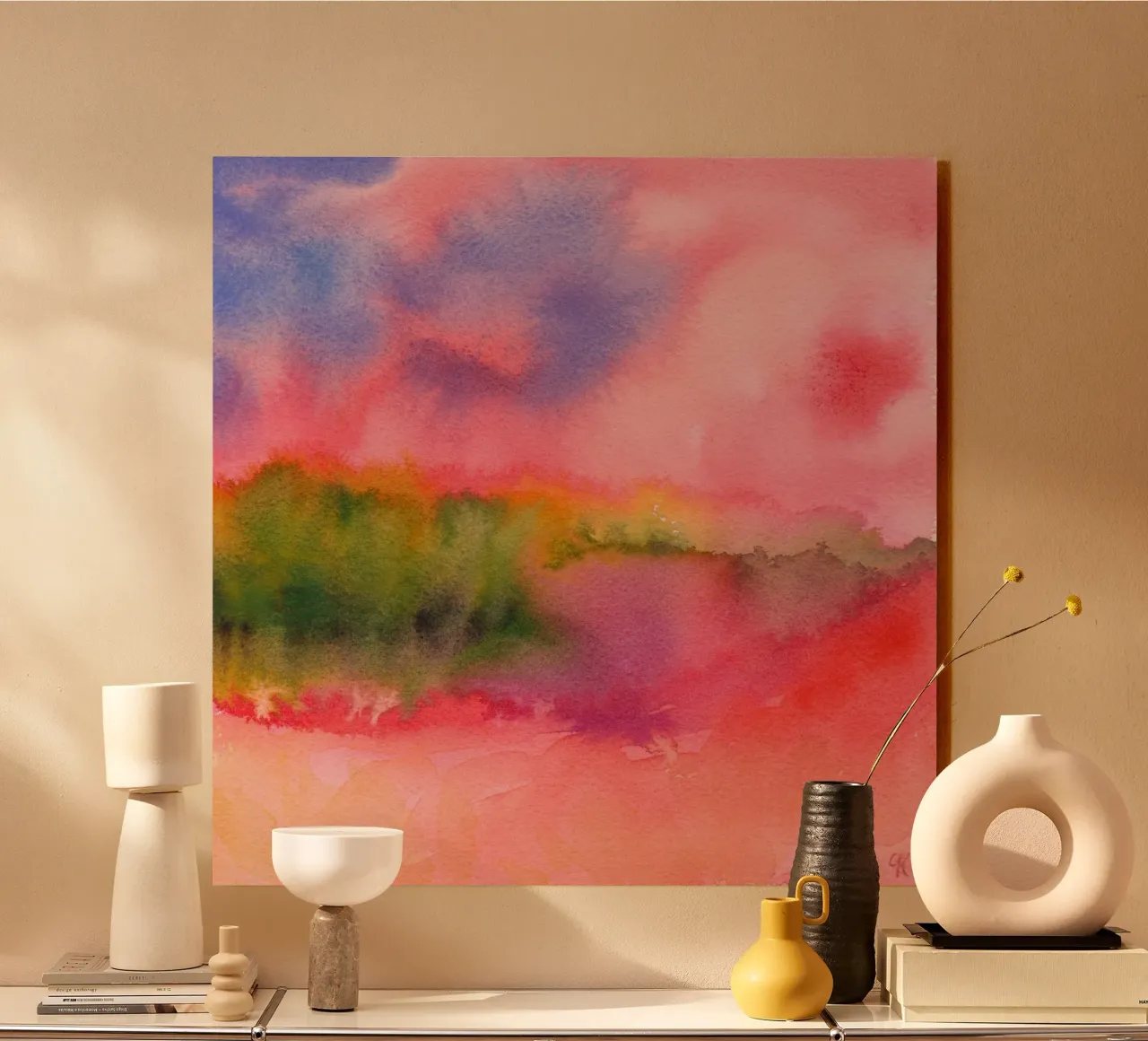 Pink Clouds plexiglass da Corinne Korda Studio