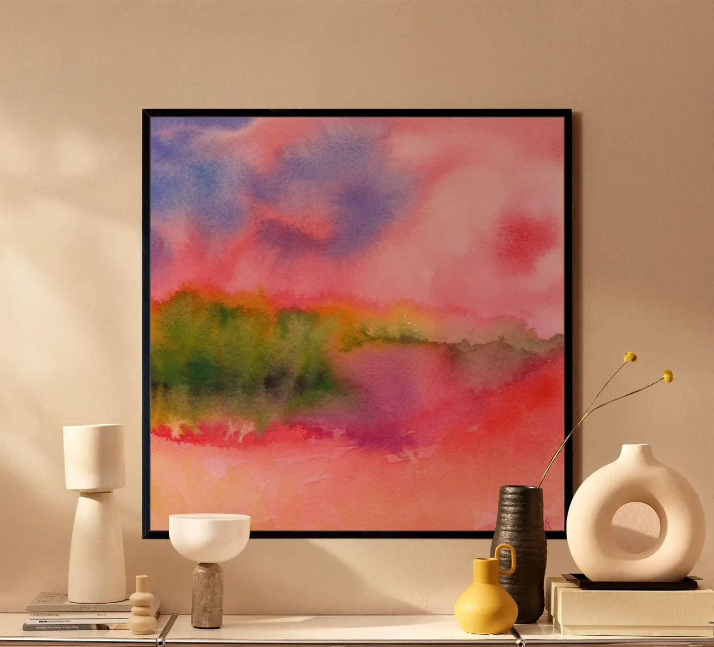 Pink Clouds poster by Corinne Korda Studio