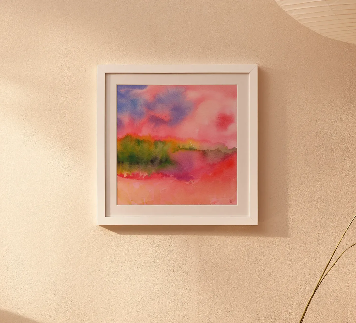 Pink Clouds poster by Corinne Korda Studio