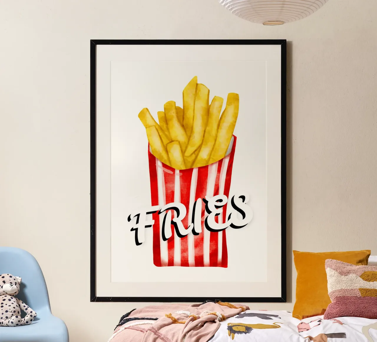 Fries poster van Funkydays