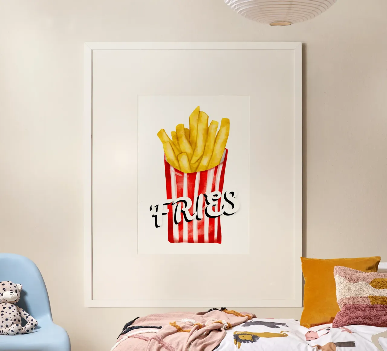 Fries poster van Funkydays
